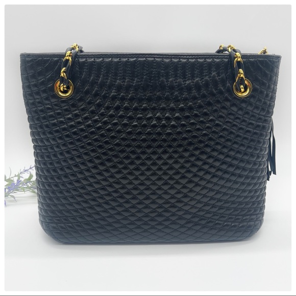 BALLY Small Quilted Matelasse Chain Shoulder Tote - Picture 3 of 14